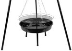 Grill Strend Pro Bavarian, BBQ, faszenes, állítható grillmagasság 320-660/1500 mm