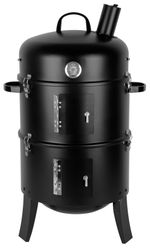 Grill Strend Pro Smoker, BBQ, charcoal, 3in1 grilling, smoking and water smoking, 440x780 mm