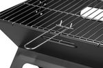 Grill Strend Pro Practic, BBQ, faszenes, összecsukható, 450x330x350 mm