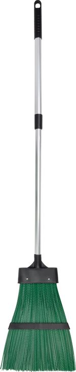 Seprű MagicHome LS9241, PlasticSweeper, zöld, teleszkópos alumínium nyél, nyél 63-96 cm, 26x40 cm
