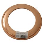 Flue Rosette, Stainless Steel, 160 mm, Copper, for flue