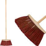 Broom Geco U240, Pine, 120 cm with handle, red, 35 cm