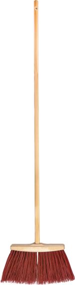 Broom Geco U240, Pine, 120 cm with handle, red, 35 cm