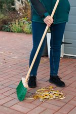 Broom Geco U240, Pine, 120 cm with handle, 35 cm