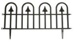 PVC fence black