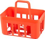 Basket ICS M32206, bottle, portable carrier with handle for 6 bottles
