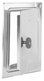 Ajtó Anko C2.2G, 160 x 280 mm, kémény, ZN, ellenőrző