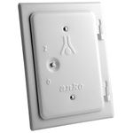 Access panel Anko C2.1W 120x180 mm, chimney, white, inspection