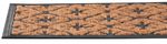 Doormat MagicHome RBP 102, for entrance, Church, 40x60 cm, rubber/panama