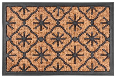 Rohožka MagicHome RBP 102, pred dvere, Church, 40x60 cm, guma/panama