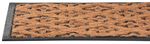 Doormat MagicHome RBP 196, for entrance, Flowers, 45x75 cm, rubber/panama
