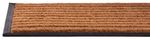 Doormat MagicHome RBC 129, for entrance, Lines, 40x60 cm, rubber/coir