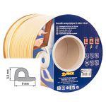 Seal Stomil SD-39AX/4-0, P profile, 9x5.5 mm, L-100 m, for windows and doors, brown