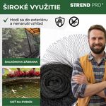 Sieť Strend Pro, 4x10 m, oko 25 mm, proti vtákom, PE