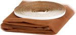 Net FlyScreen3, 150x130 cm, anti-insect and mosquito, for window, brown PE