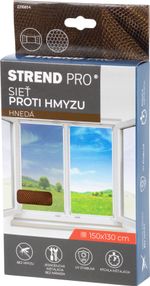 Sieť FlyScreen3 150x130 cm, proti hmyzu a komárom, na okno, hnedá PE