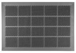 Doormat MagicHome, for entrance, 65x90 cm, for shoe cleaning