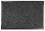 Doormat MagicHome CPM 304, for entrance, 40x60 cm, black/grey