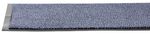 Doormat MagicHome CPM 305, for entrance, 40x60 cm, black/blue