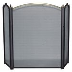 Fireplace screen 3AB, 60x95 cm, Antique