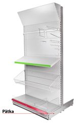 Talp Racks H25 370 mm, szürke