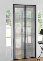 Háló Strend Pro, 218x96 cm, rovarok és szúnyogok ellen, erkélyajtóra, 9x mágnes, pillangómintás