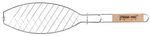 Gilling basket BBQ 36B, 310x130/580 mm, Cr + wood