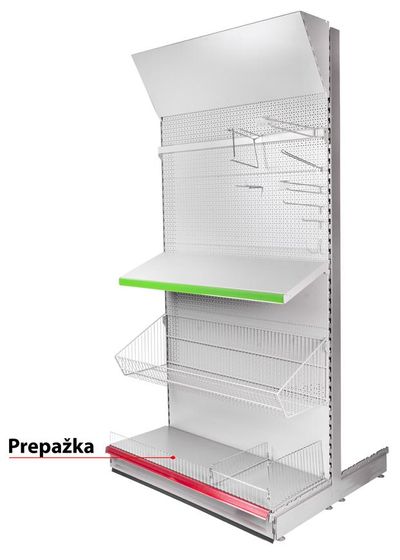 Divider Racks H30, 1250x100 mm, Cr, front *L*