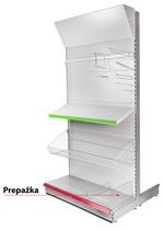 Partition Racks H31 470x200 mm, Cr, side, grey