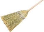 Metla MagicHome, na koberce, ciroková, stredná, 3x šitá, násada 65 cm