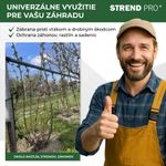 Sieť proti krtom GrassGuard, oko 12x12 mm, 1 m, L-200 m, do zeme, proti krtkom