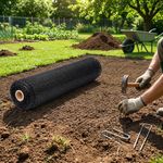 Anti-mole Net GrassGuard, mesh 10x10 mm, 2 m, L-200 m, for ground, anti-mole