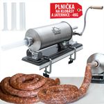 Sausage maker Porking SM208, for sausage and pork sausage, horizontal, 4 kg, manual