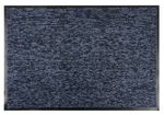 Doormat MagicHome CPM 305, for entrance, 60x90 cm, black/blue