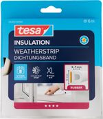 Sealing Strip tesa D-profile, white, L-6 m
