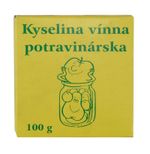 Tartaric acid, food grade, 100 g