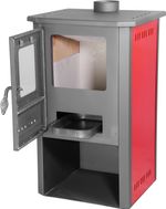 Stove Thalia Pella, red, 5.4 kW, 85 cm