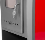 Stove Thalia Pella, red, 5.4 kW, 85 cm