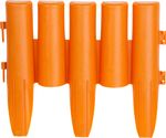 Palisád GE037, 27x24 cm, PP, terrakotta, flexibilis, Hosszúság 2,16 m, 8 db-os csomag