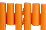 Palisade GE037, 27x24 cm, PP, terracotta, flexible, L-2.16 m, pack. 8 pcs