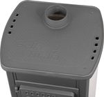 Stove Bella Thalia, beige, 5,4 kW, 120 cm, cast iron/chamotte