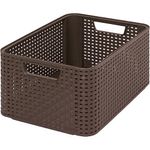 Basket Curver® STYLE2 M, dark brown, 38x29x17 cm