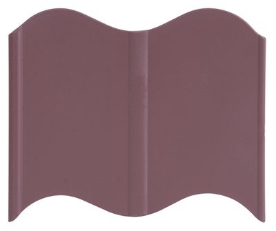 Szegély LE799, barna, 120 mm, műanyag, 32 db, 5,1 m