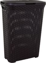 Kosár Curver® STYLE, 40 literes, barna, 44x26x61 cm, szennyeshez, ruhához