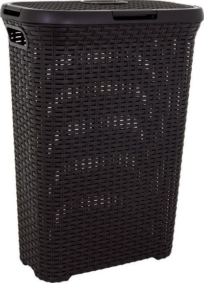 Kosár Curver® STYLE, 40 literes, barna, 44x26x61 cm, szennyeshez, ruhához
