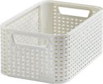 Basket Curver® STYLE2 S, cream, 28x19x12 cm