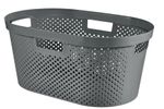 Laundry Basket Curver® INFINITY RECYCLED, 40 L, anthracite, 59x39x27 cm