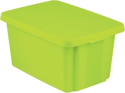 Box with Lid Curver® ESSENTIALS 45 lit., green, 57x40x30 cm