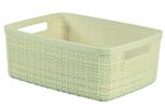 Basket Curver® JUTE S, 5 L, cream, 27x20x11 cm