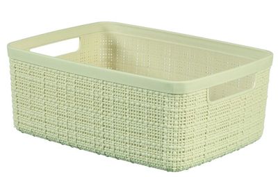Kôš Curver® JUTE S 4,5 lit., krémový, 27x20x11 cm